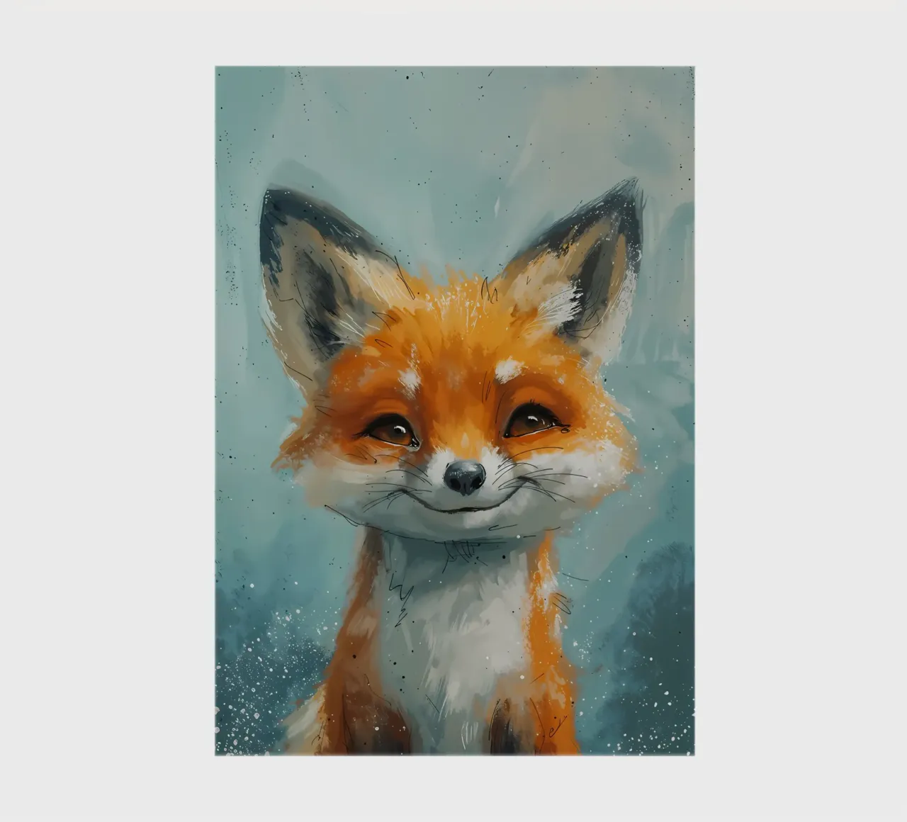 Sly Fox Grin notebook by Manh beo