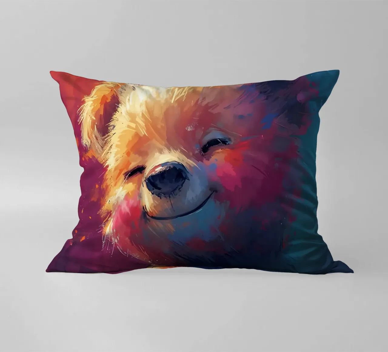 Fluff sorridente cuscino da Manh beo
