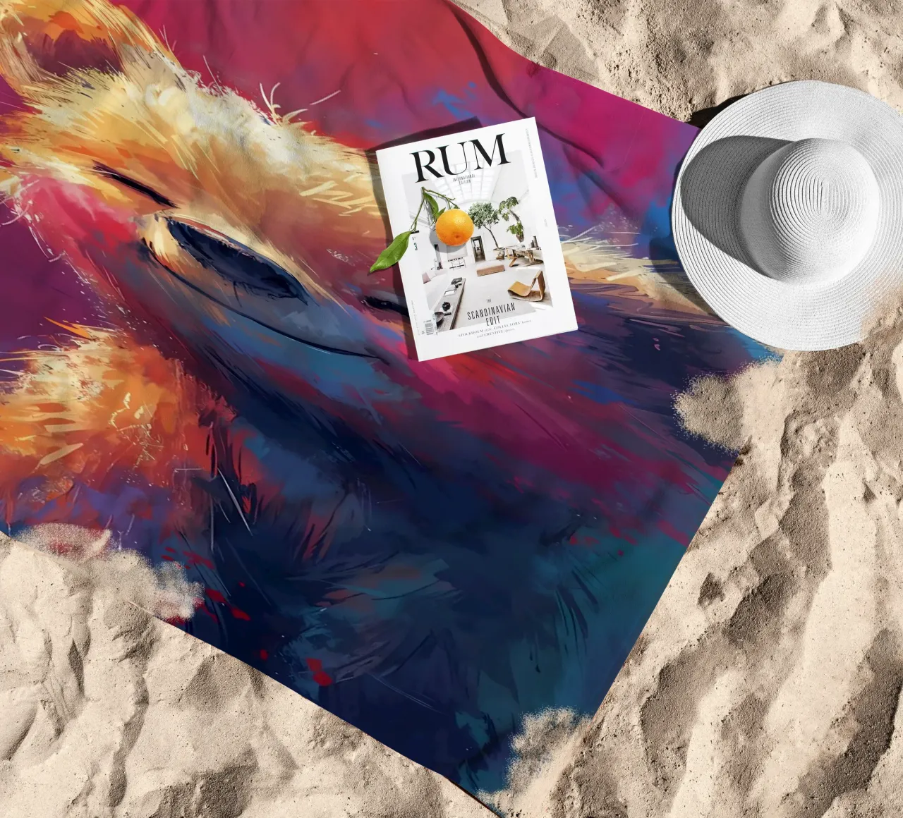 Fluff sorridente telo mare da Manh beo