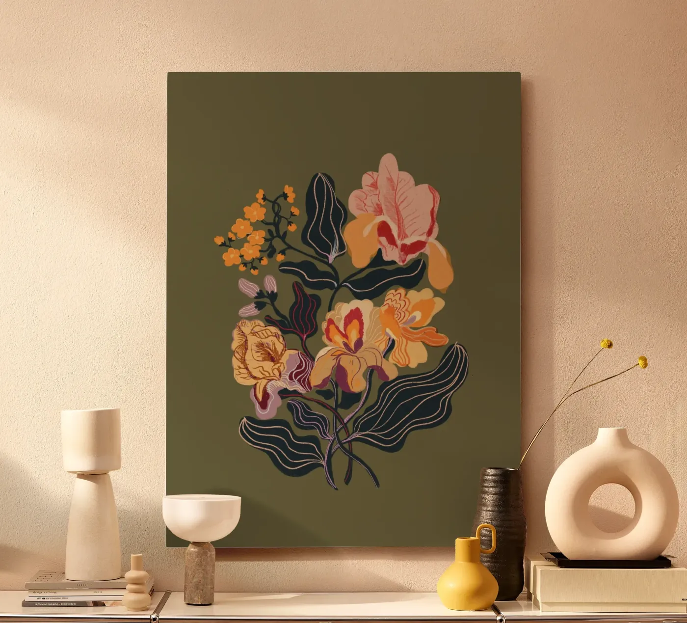 Orange iris alluminio dibond da GigiRosado