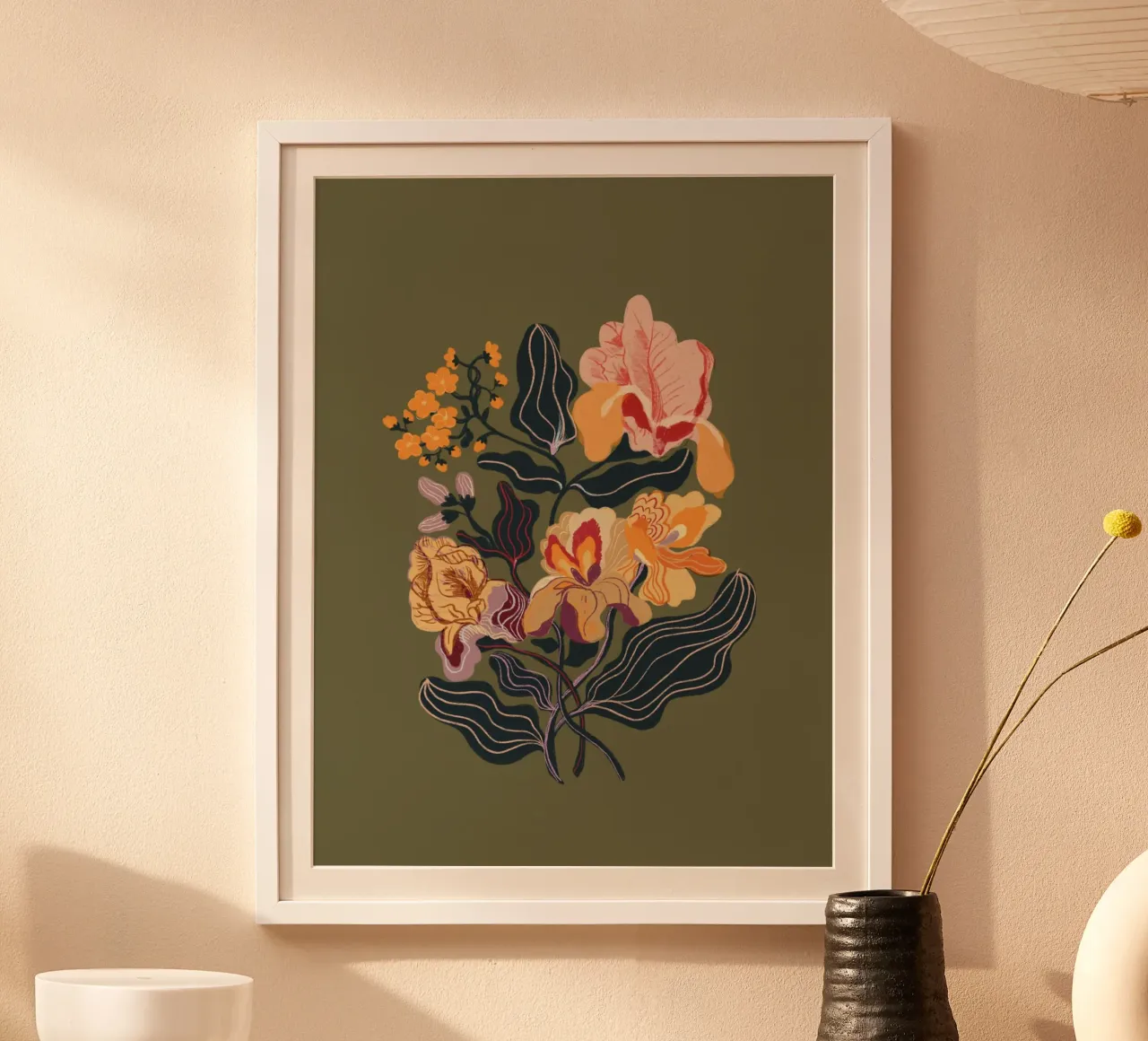 Orange iris poster da GigiRosado