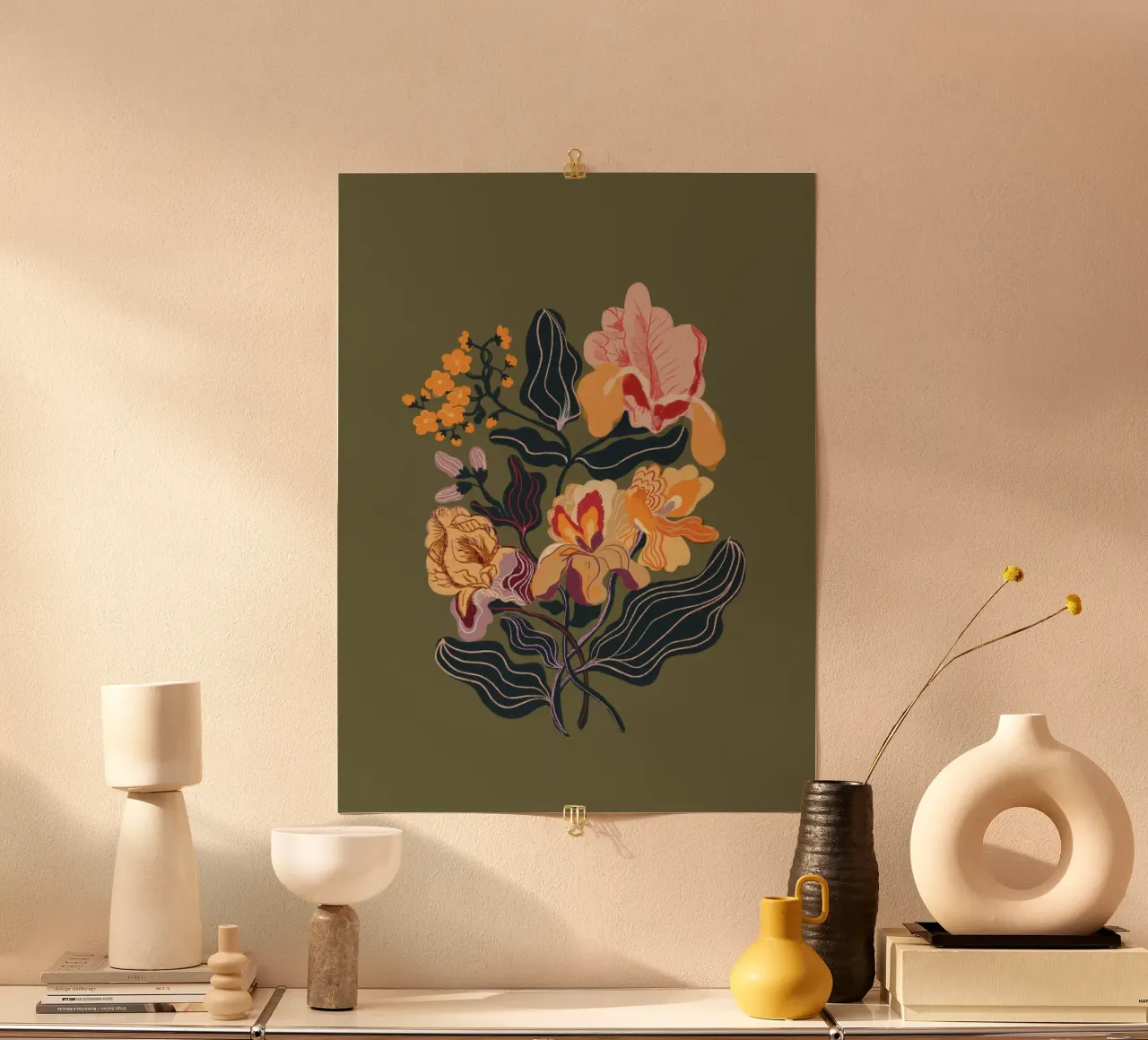 Orange iris poster da GigiRosado