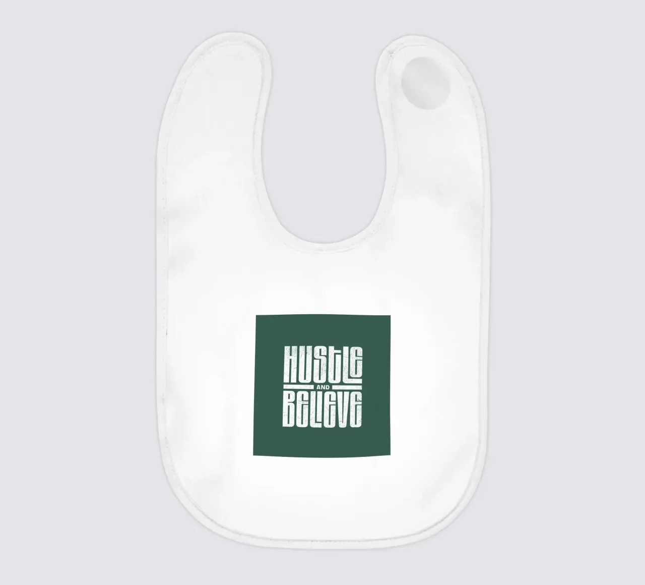 Hustle And Believe In tendenza ora bavaglino da Urban Life