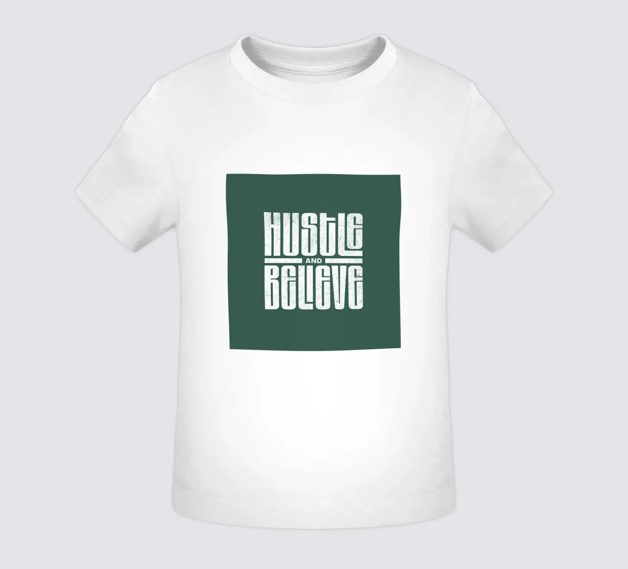 Hustle And Believe In tendenza ora maglietta neonato da Urban Life