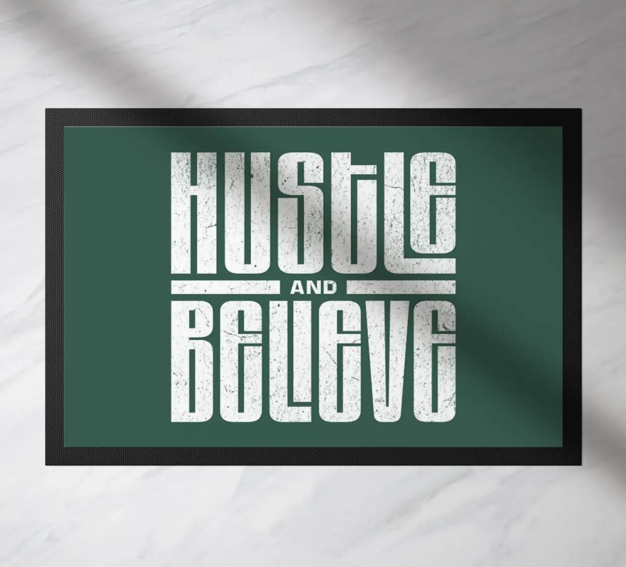 Hustle And Believe In tendenza ora zerbino da Urban Life