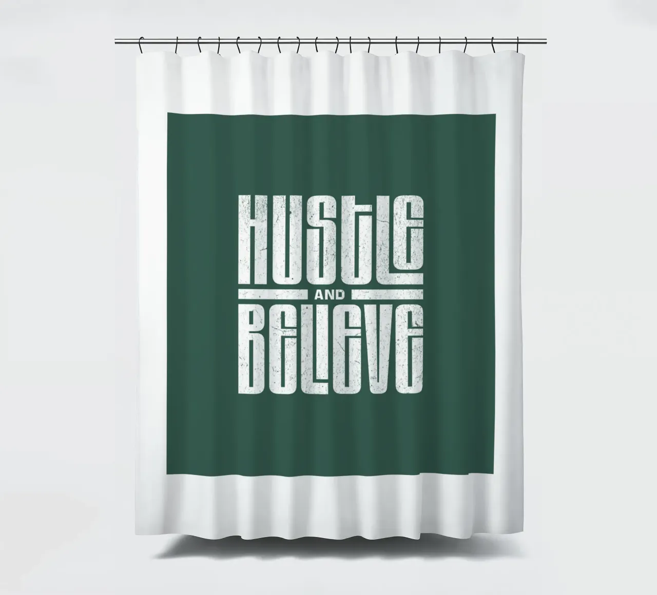 Hustle And Believe In tendenza ora tenda da doccia da Urban Life