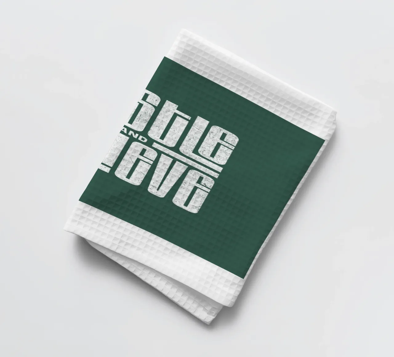 Hustle And Believe In tendenza ora canovaccio da cucina da Urban Life