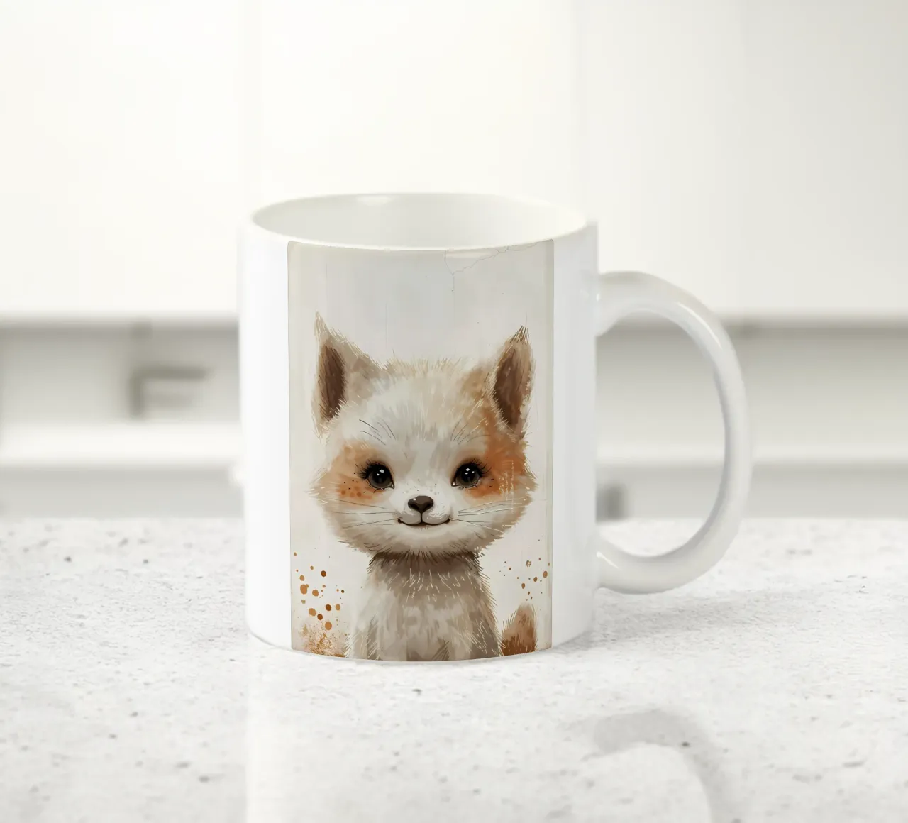 Meraviglie a baffo di neve tazza in ceramica da Manh beo
