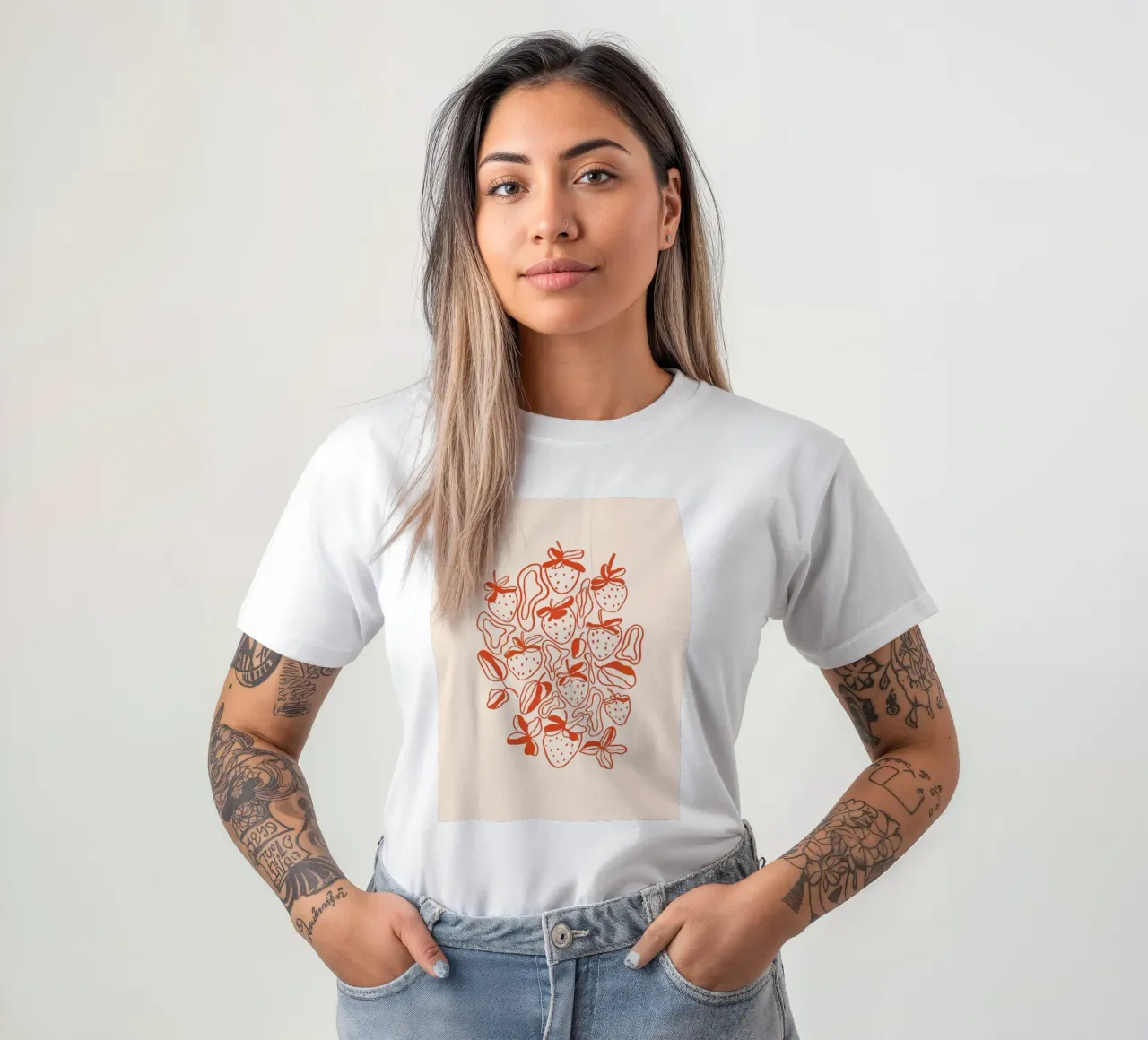 Strawberries t-shirt da GigiRosado