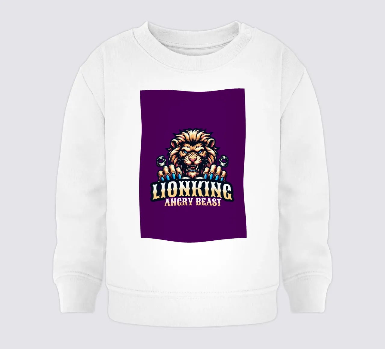 Leone Bestia Arrabbiata In tendenza ora felpa neonato da Urban Life