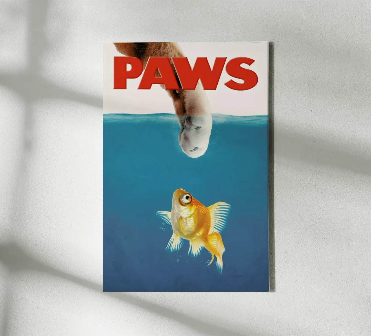 Paws tela con Cornice a cassetta da Jonas Loose