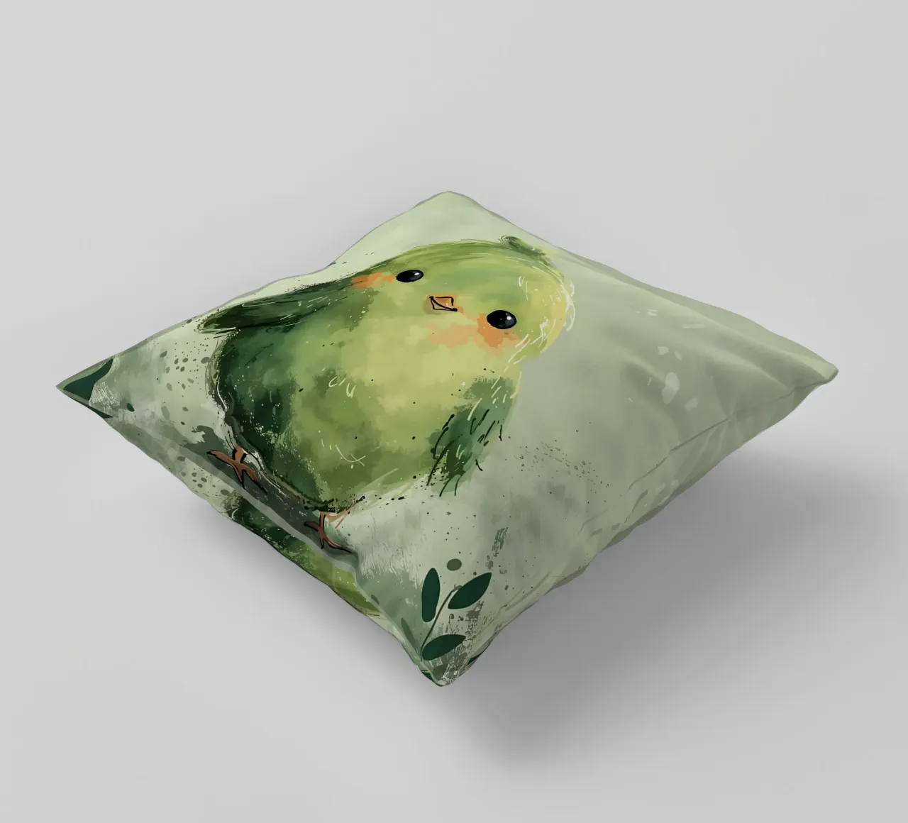 Frühlingsküken Kissen von Manh beo
