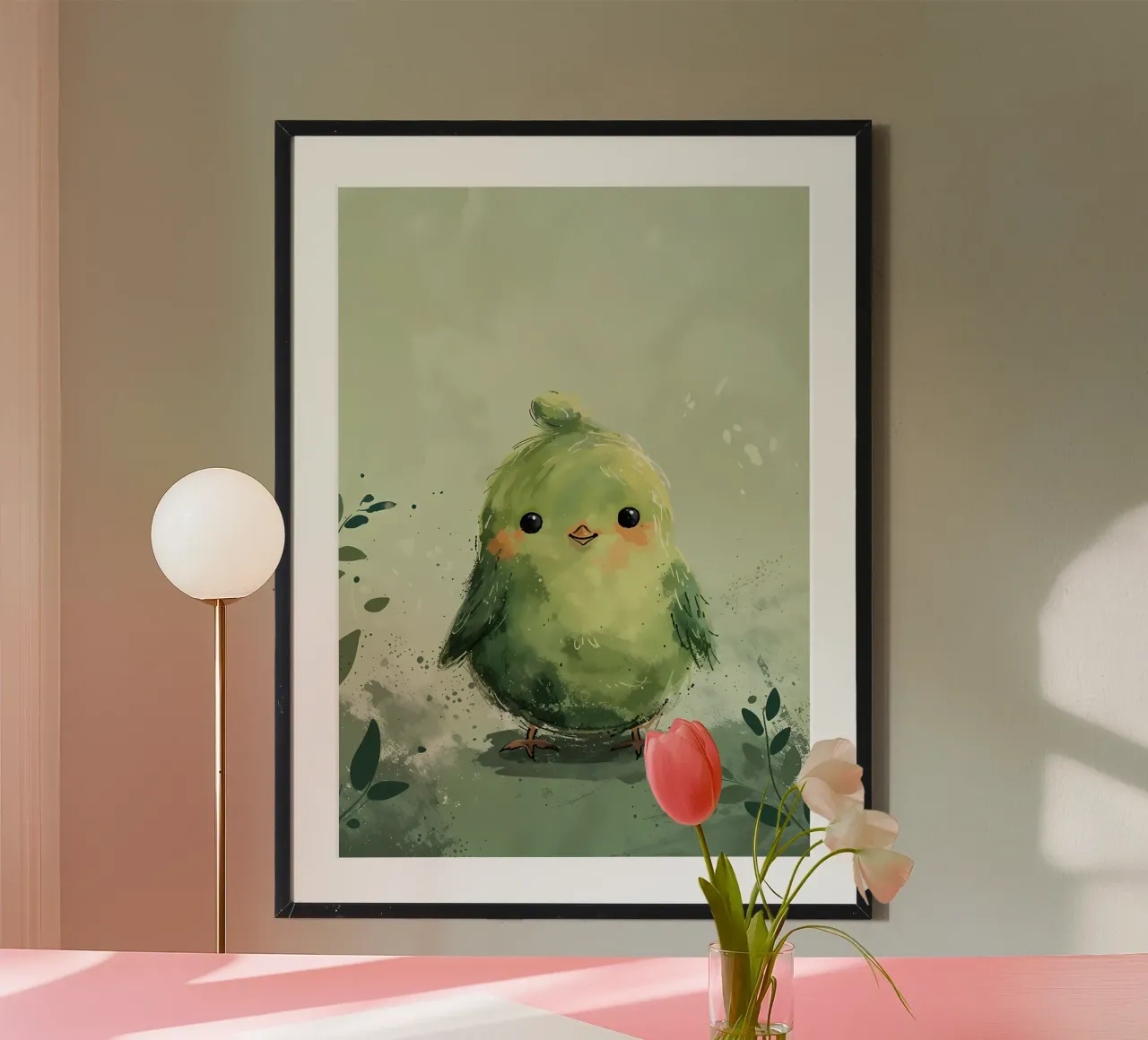Pulcino di primavera carta hahnemühle da Manh beo