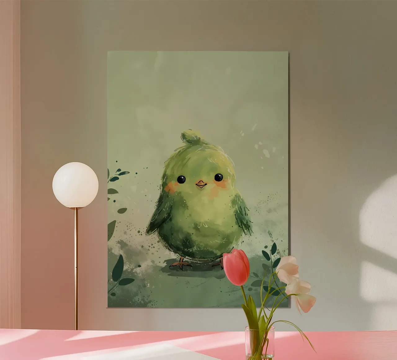 Pulcino di primavera carta hahnemühle da Manh beo