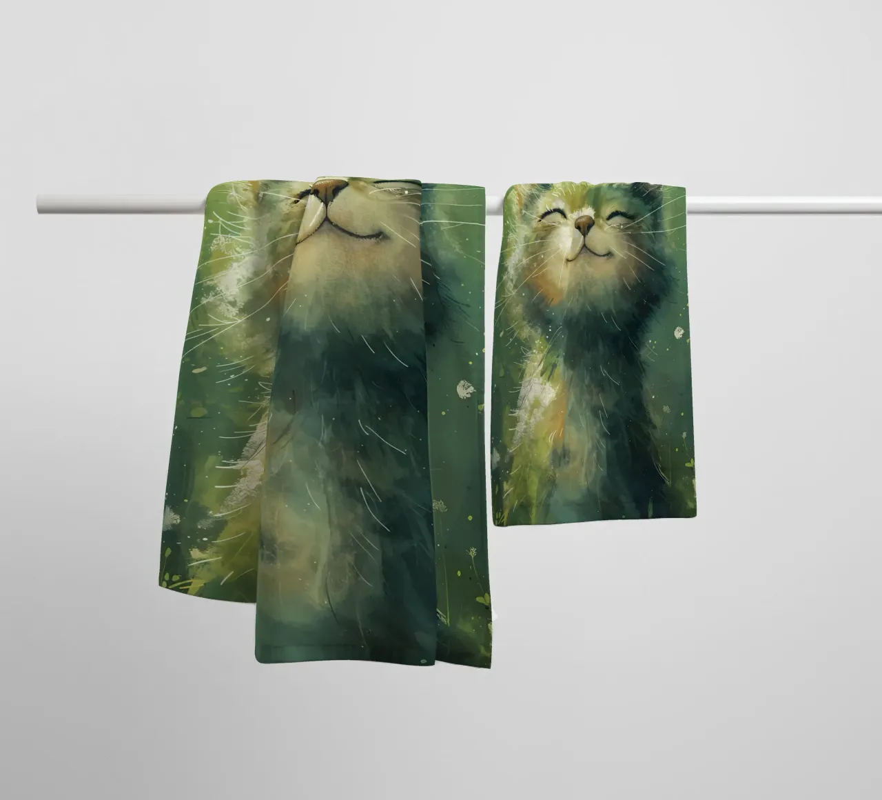 Gatto Sunbeam Bliss asciugamano da bagno da Manh beo