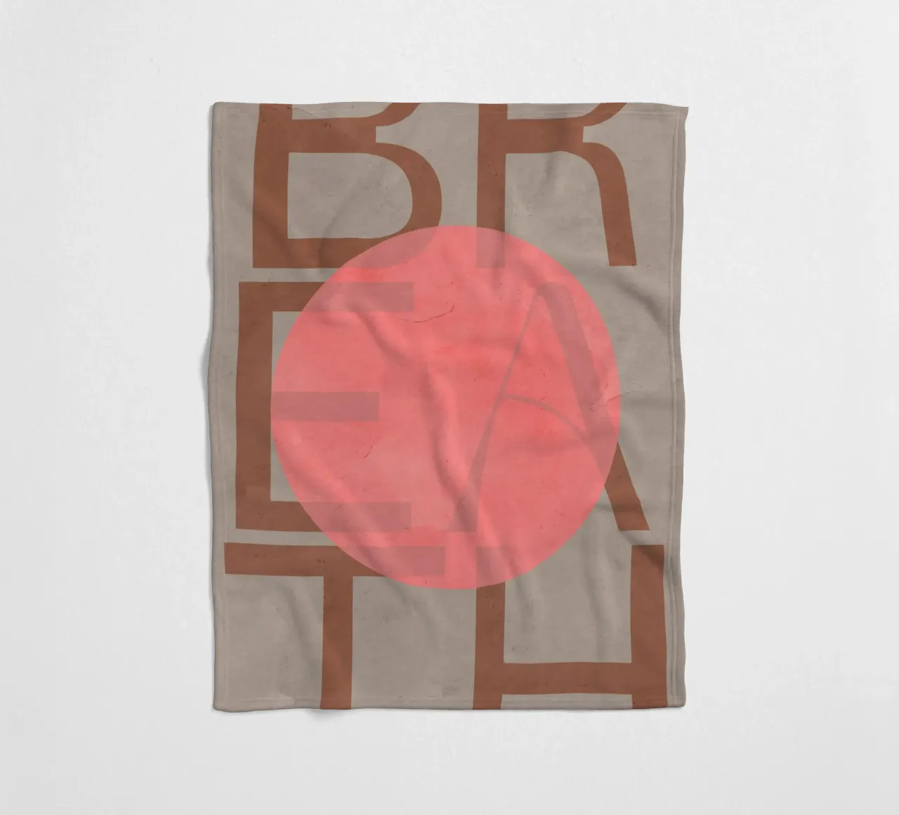 Golden Mantras No 19 coperta in pile da treechild