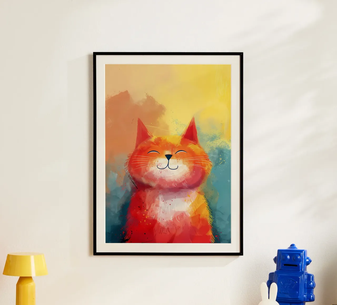 Sonniges Katzengrinsen Hahnemühle von Manh beo