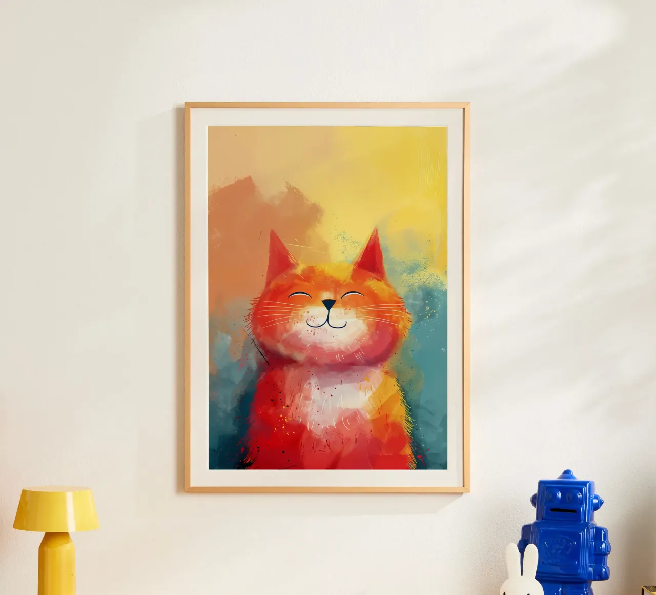 Sonniges Katzengrinsen Hahnemühle von Manh beo