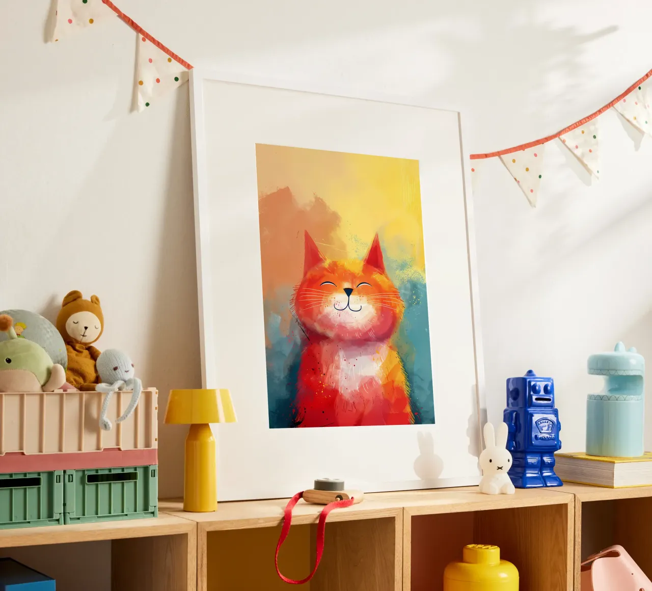 Sonniges Katzengrinsen Hahnemühle von Manh beo