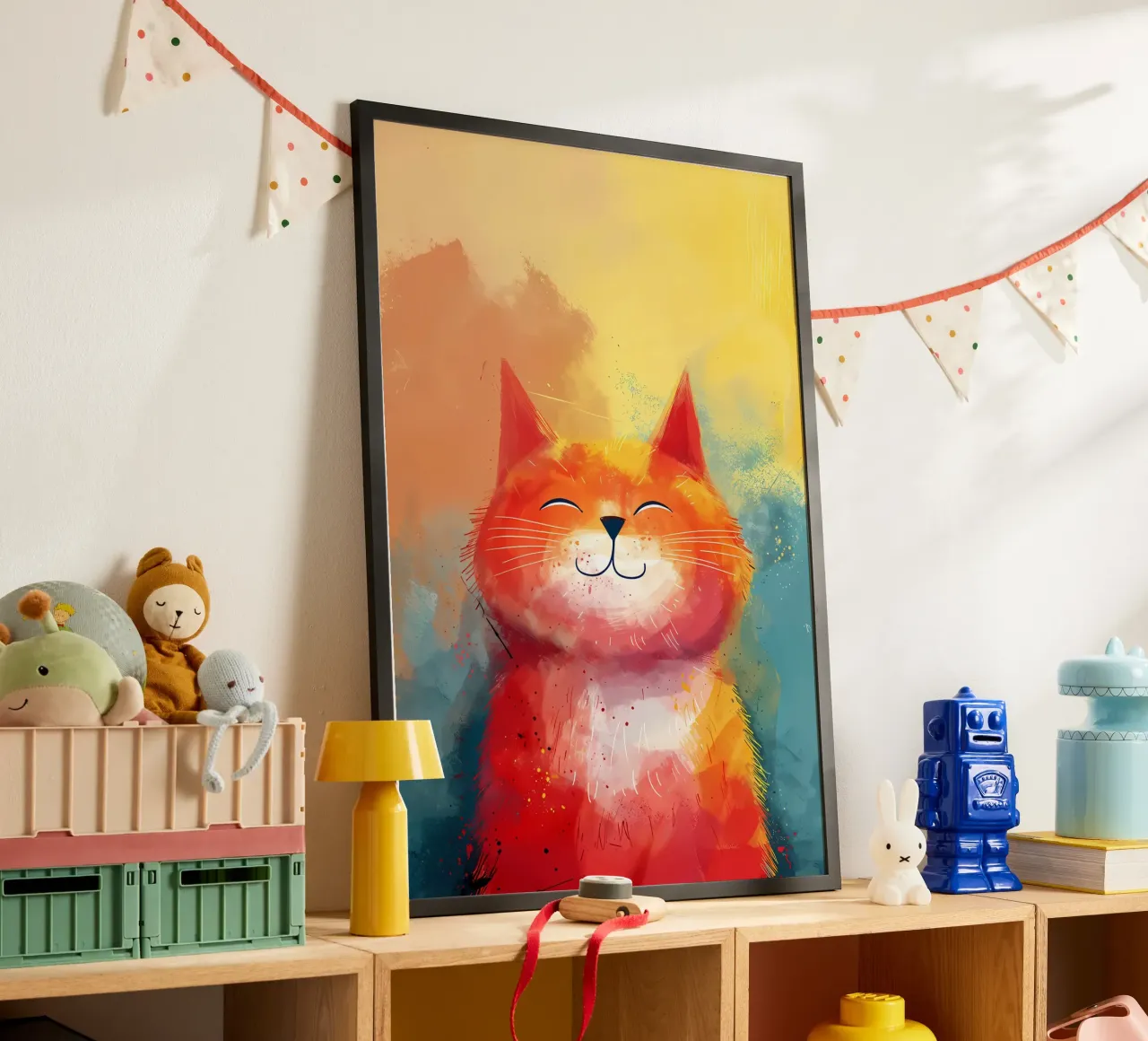 Sonniges Katzengrinsen Hahnemühle von Manh beo