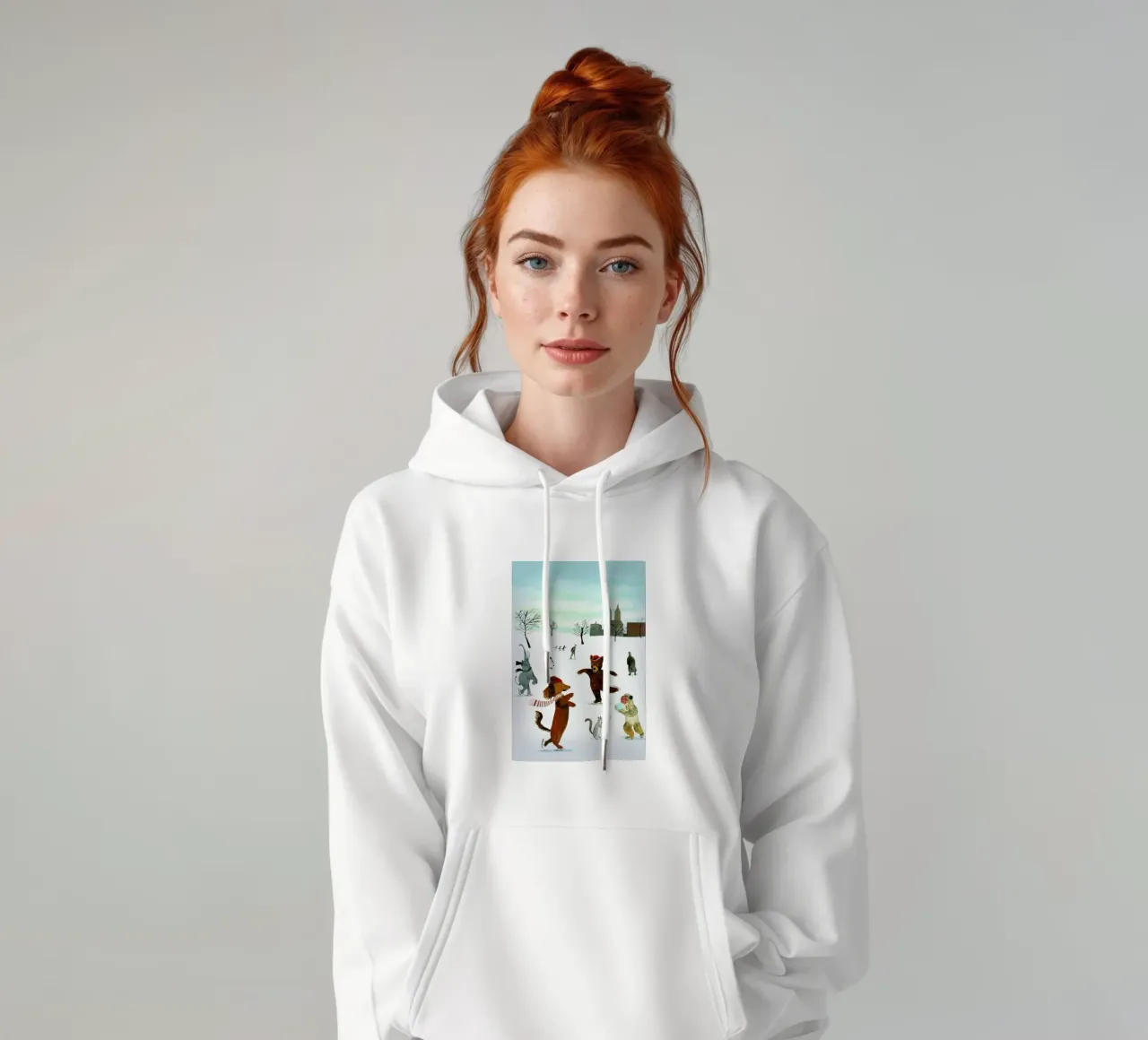 Skaters felpa con cappuccio da Ellen Weinstein