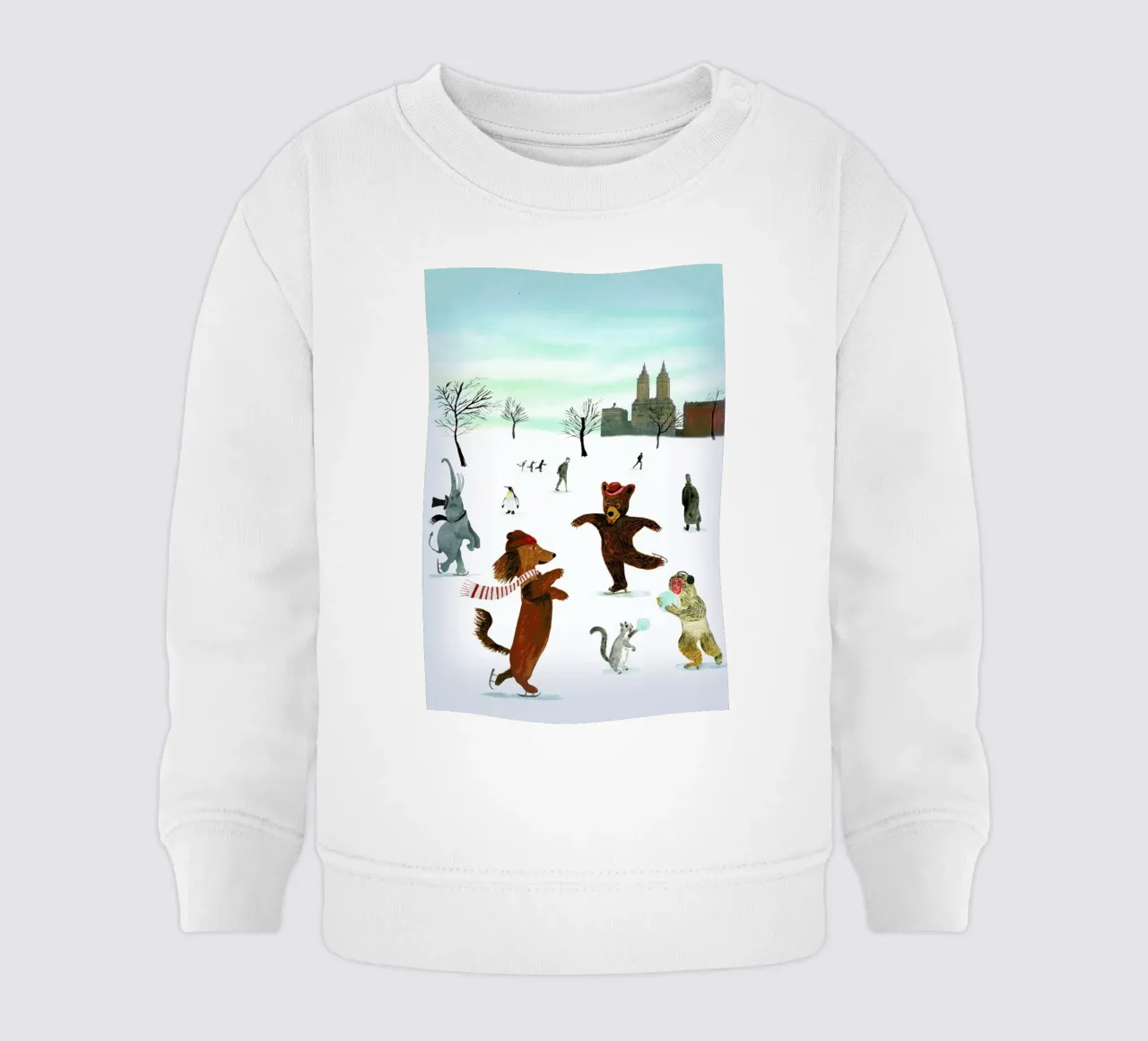 Skaters felpa neonato da Ellen Weinstein