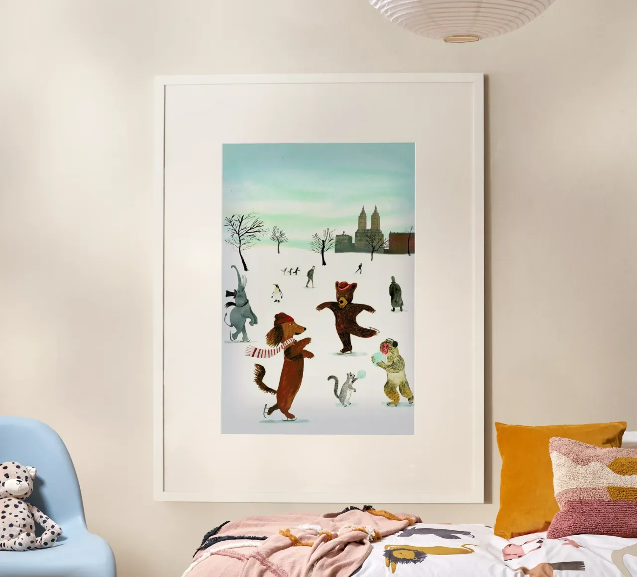 Skaters poster con telaio in alluminio da Ellen Weinstein