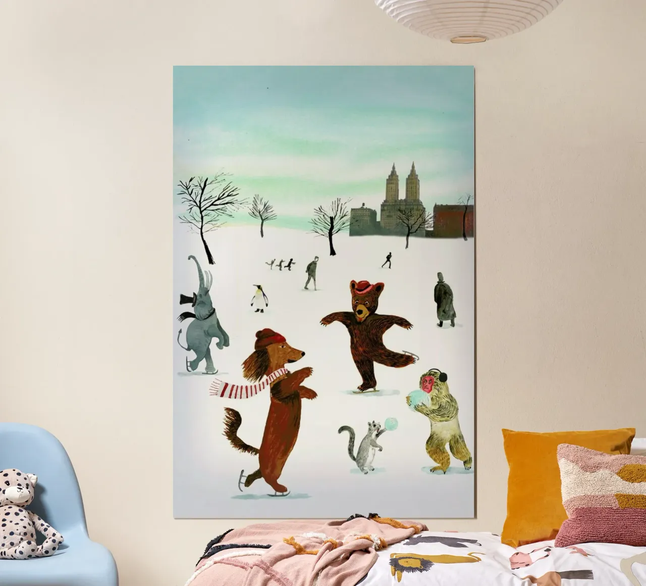 Skaters poster con telaio in alluminio da Ellen Weinstein