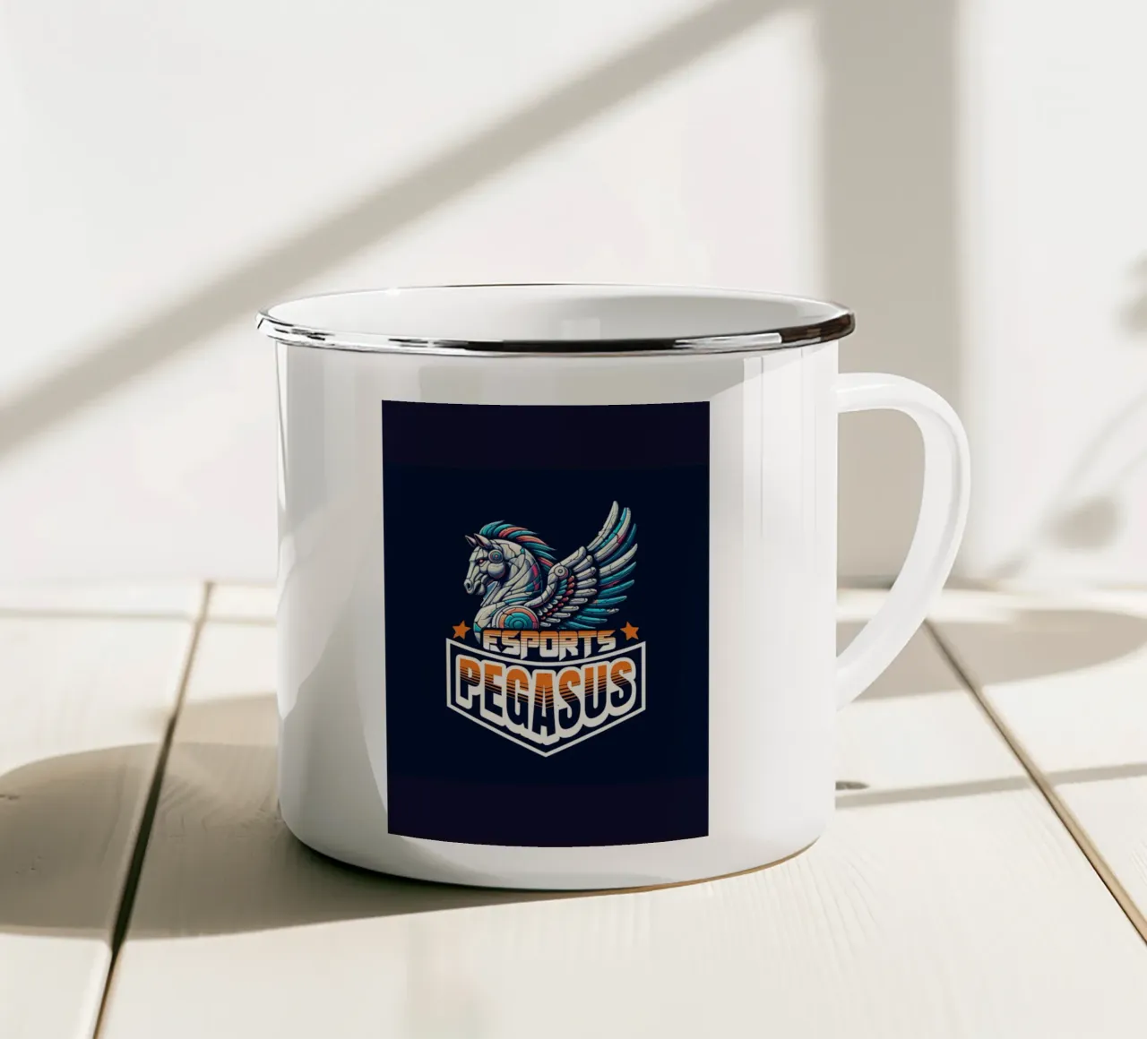 Esport Pegasus in tendenza ora tazza in smalto da Urban Life