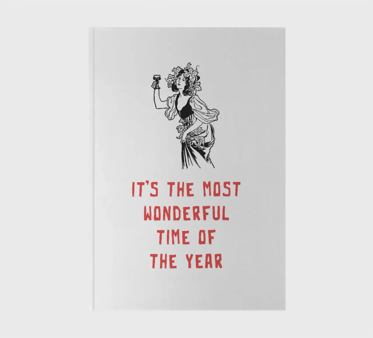 It's the Most Wonderful Time of the Year notebook by Vintagrafica