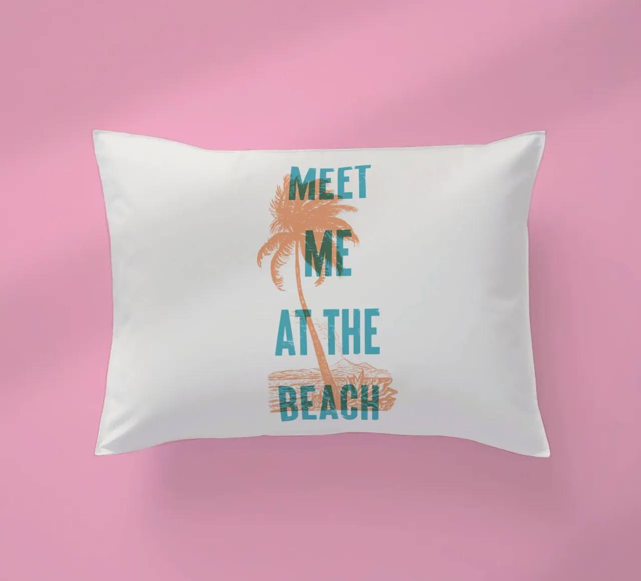 Incontriamoci in spiaggia cuscino da Vintagrafica
