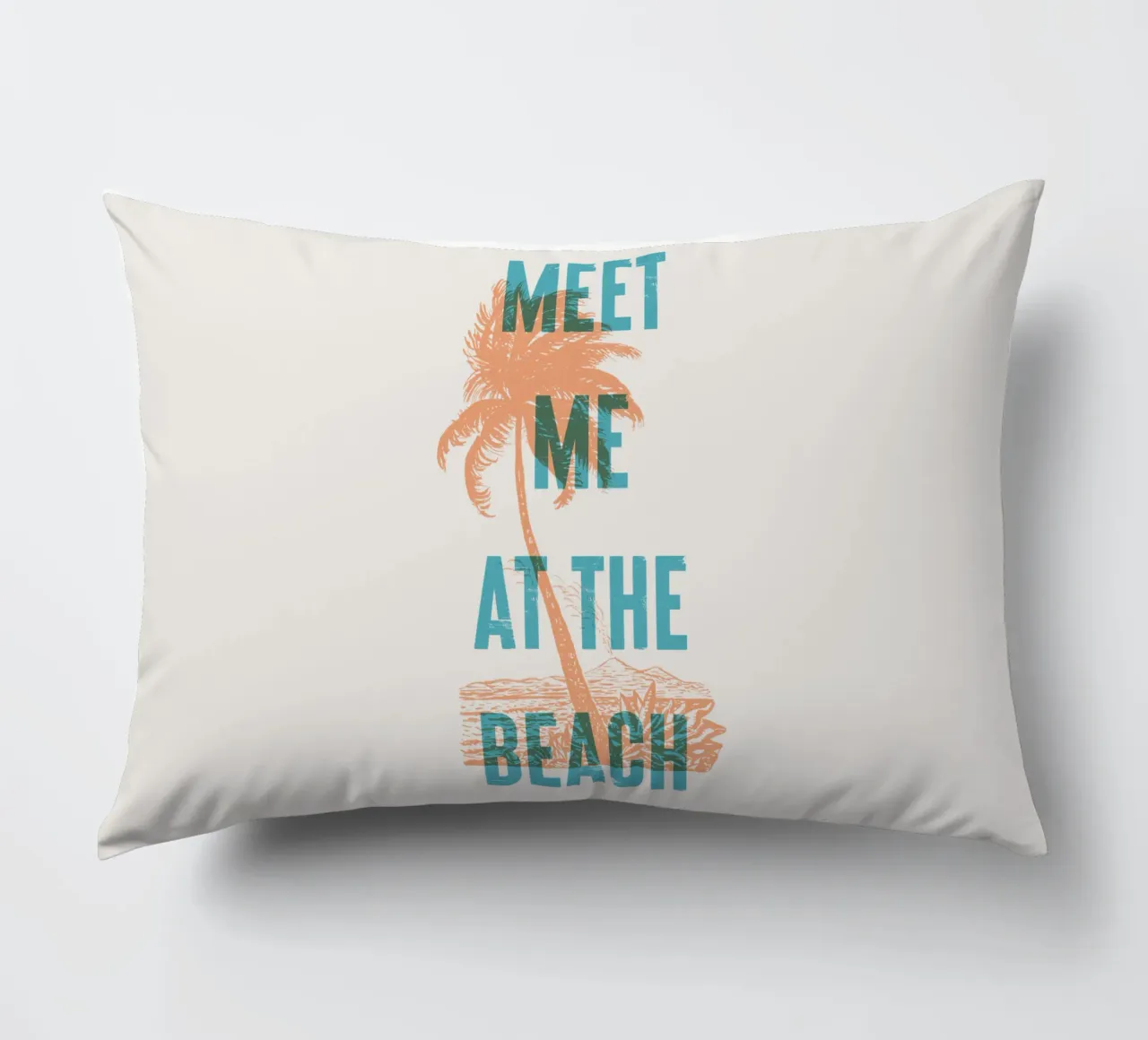 Incontriamoci in spiaggia cuscino da Vintagrafica