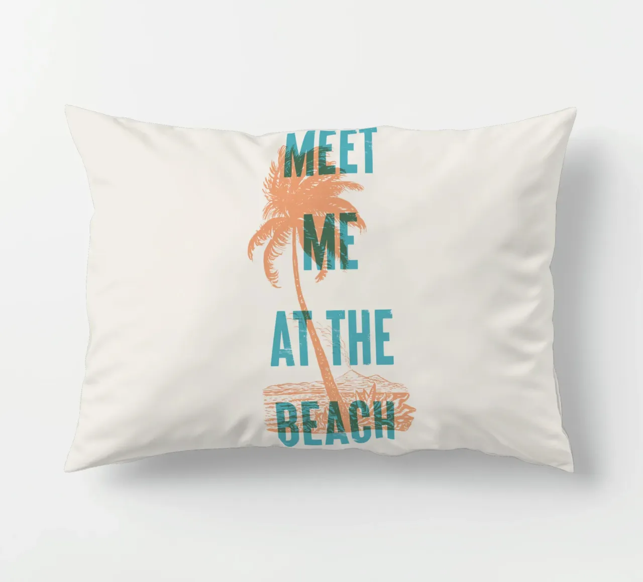 Incontriamoci in spiaggia cuscino da Vintagrafica