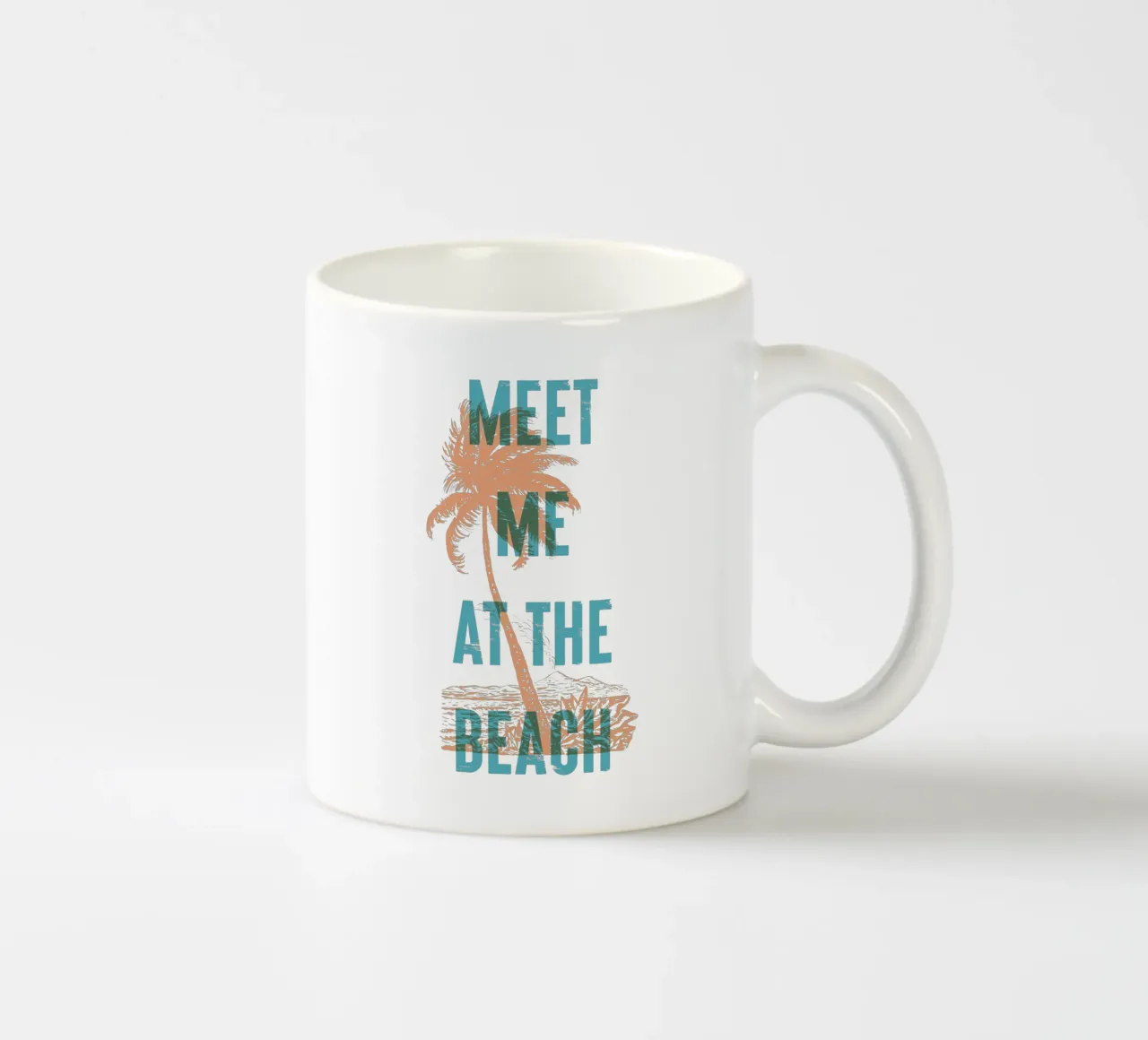 Incontriamoci in spiaggia tazza in ceramica da Vintagrafica