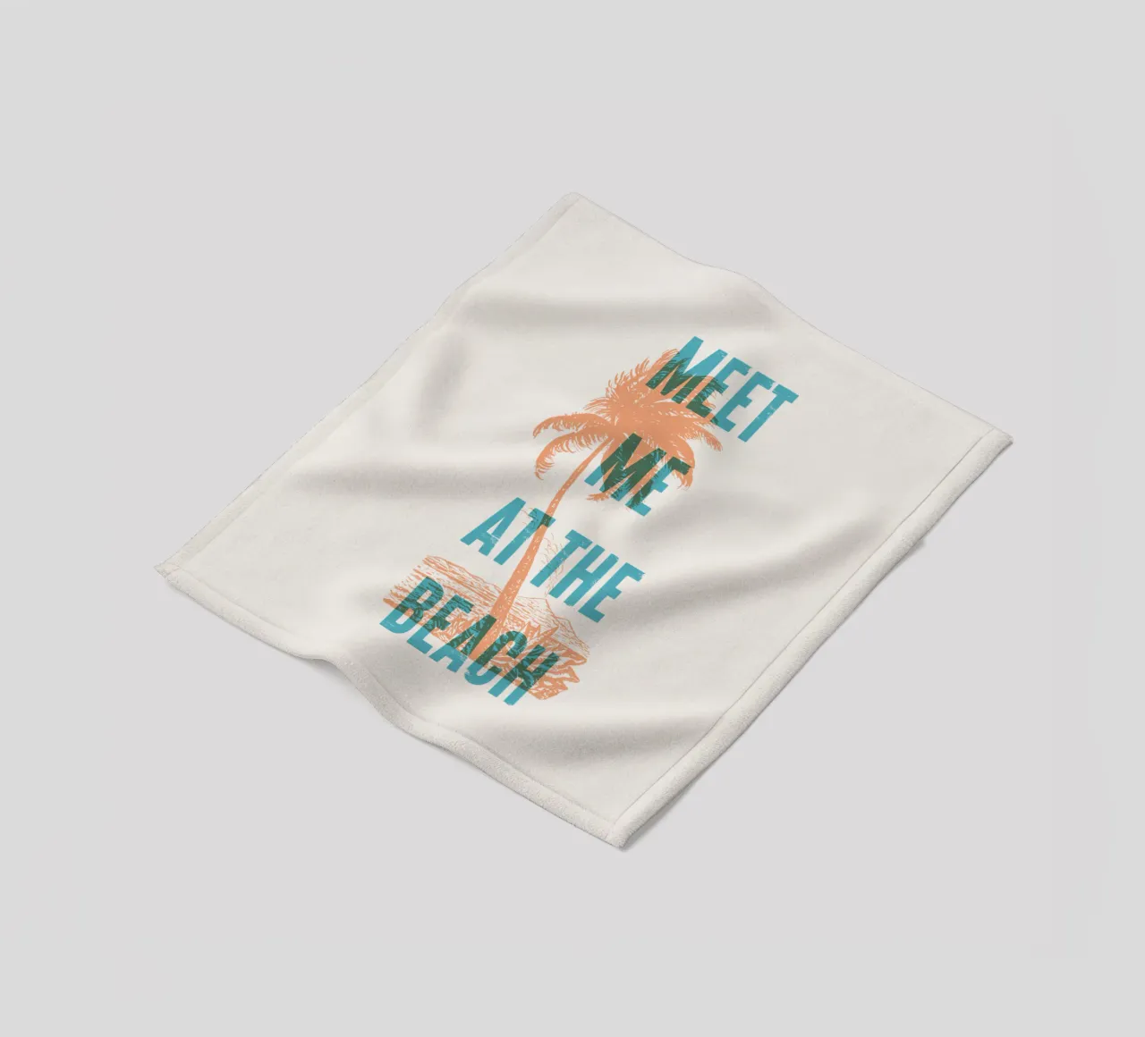Incontriamoci in spiaggia coperta in pile da Vintagrafica