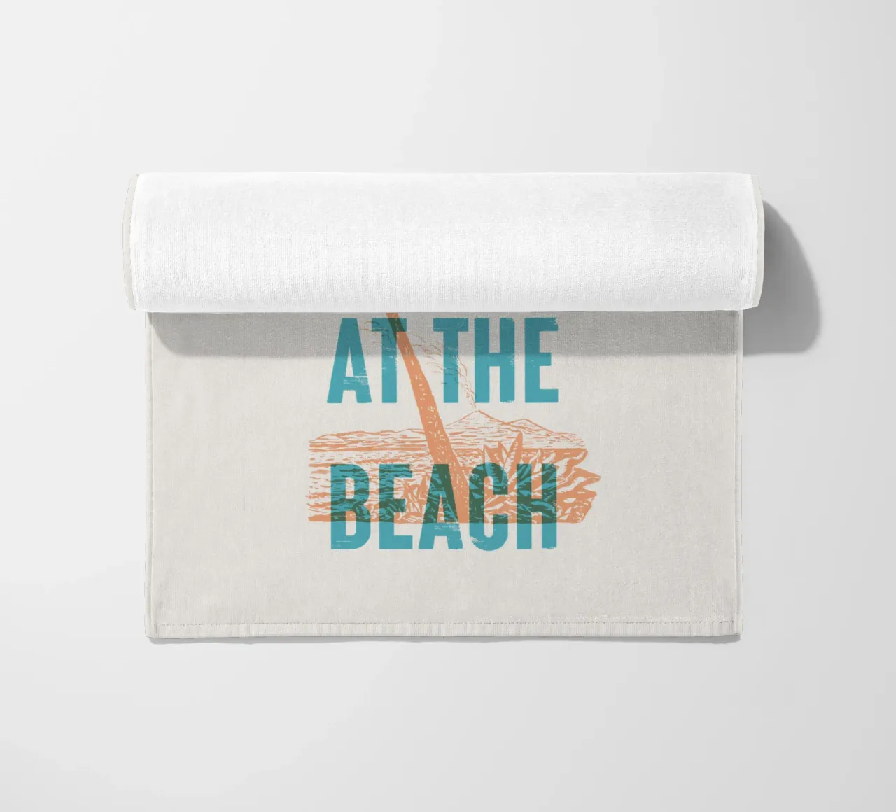 Incontriamoci in spiaggia telo mare da Vintagrafica