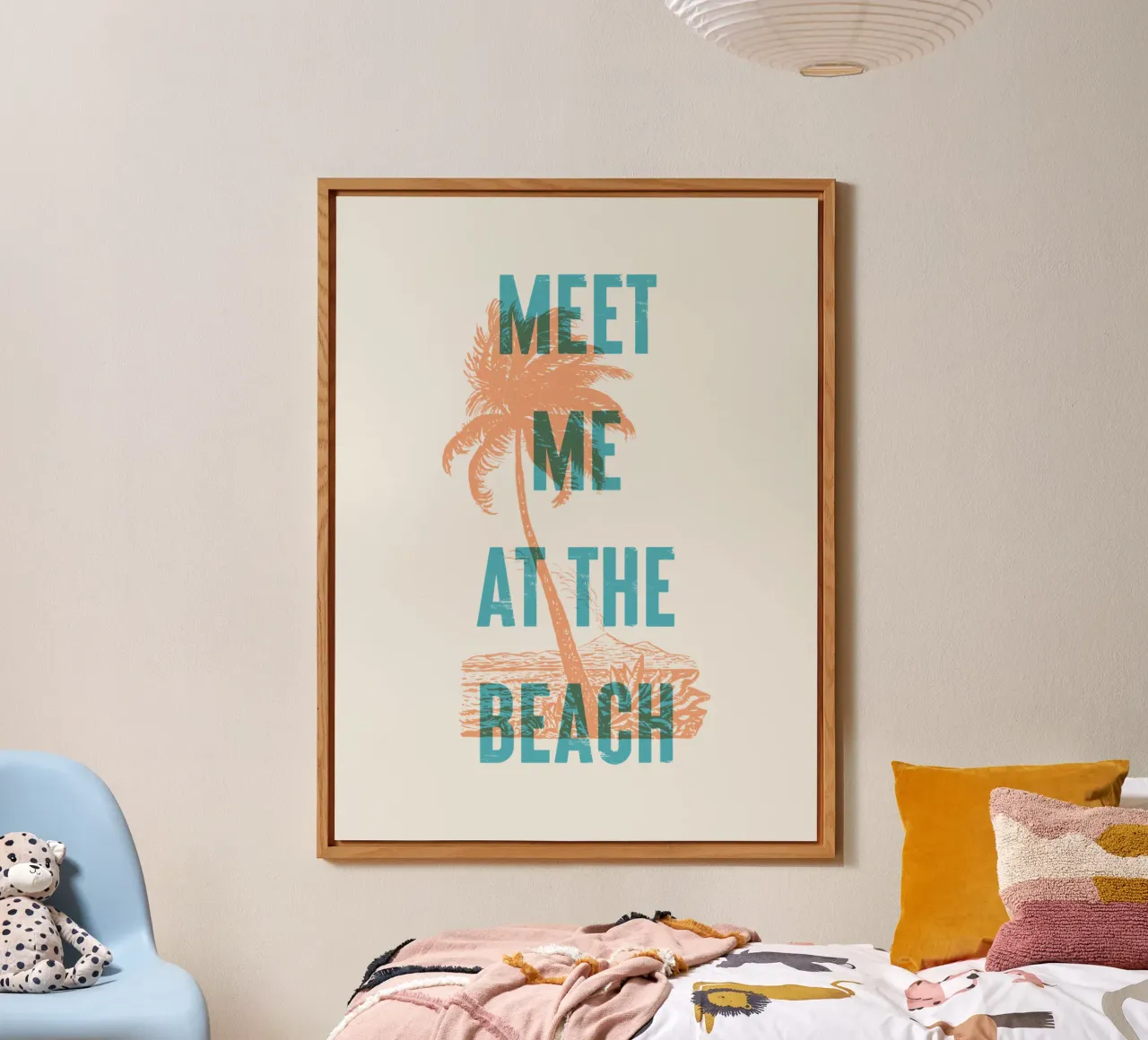 Incontriamoci in spiaggia alluminio dibond da Vintagrafica