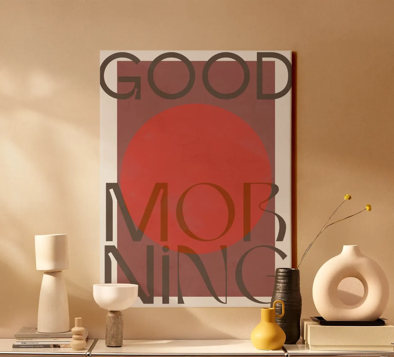 Golden Mantras No 22 canvas met Baklijst van treechild