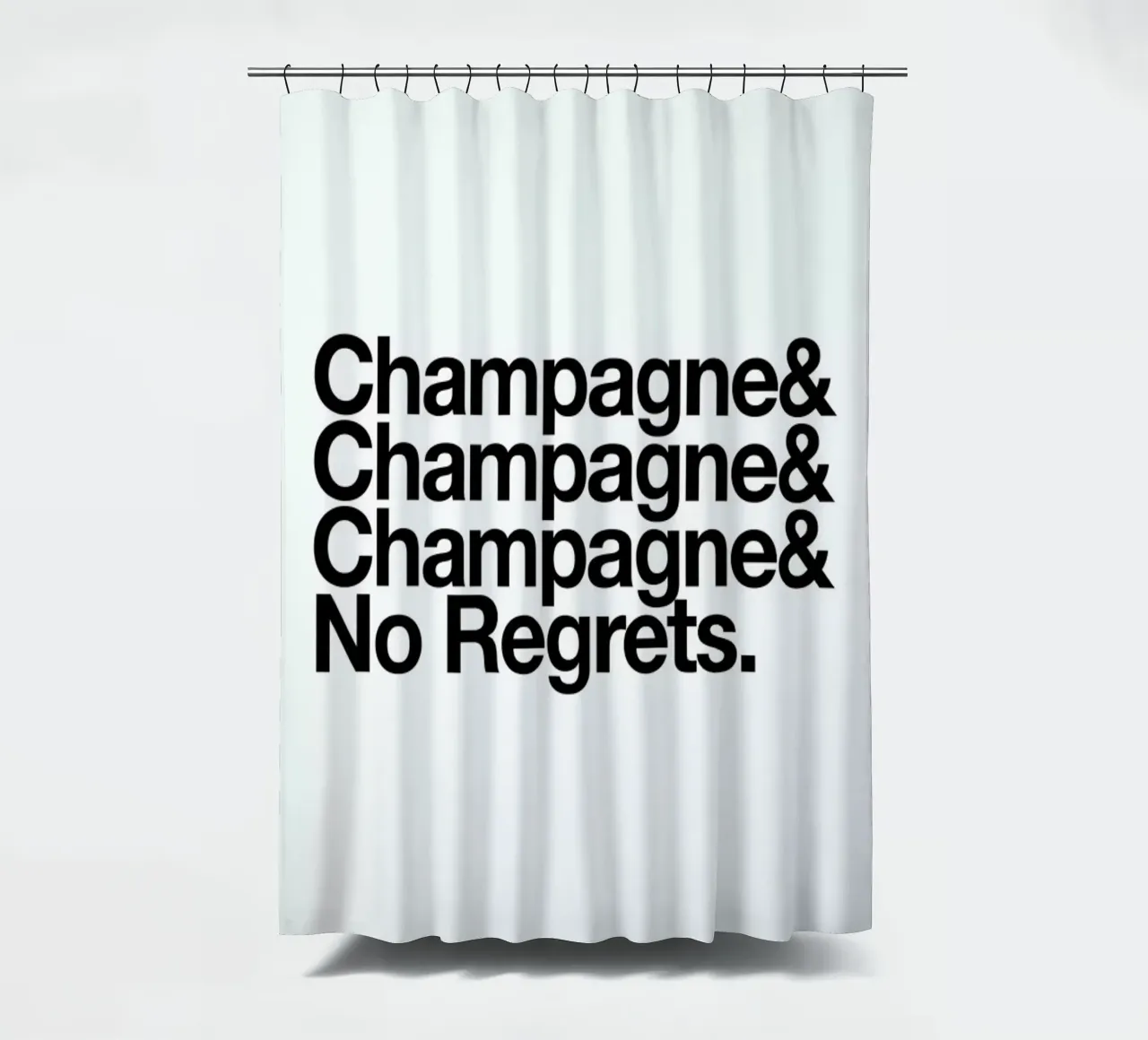 Champagne & Regrets tenda da doccia da Studio One