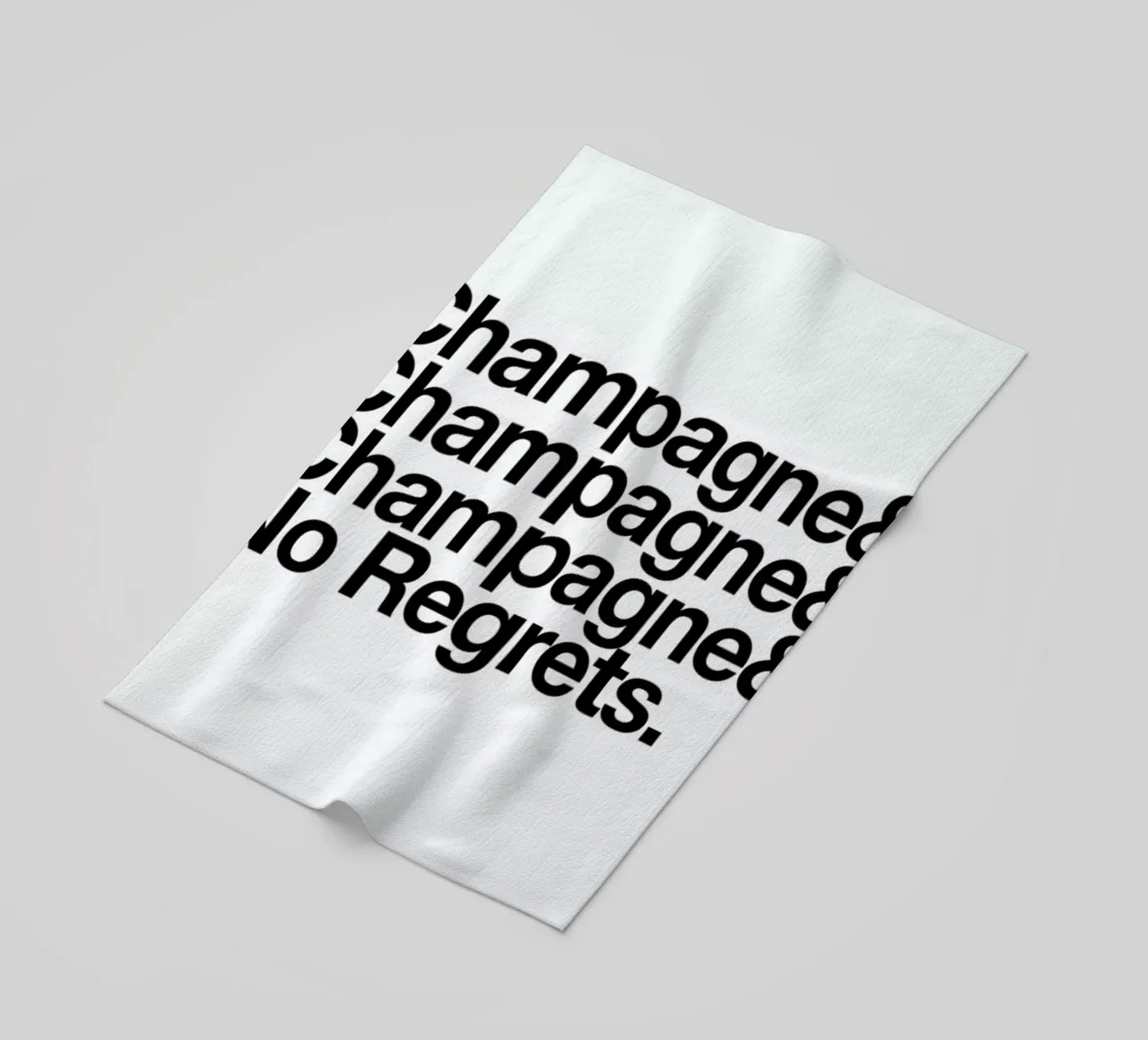 Champagne & Regrets telo mare da Studio One