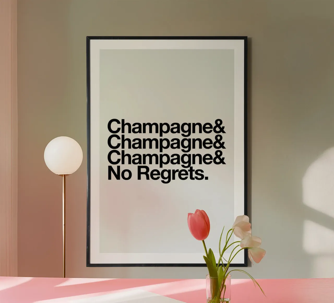 Champagne & Regrets poster da Studio One