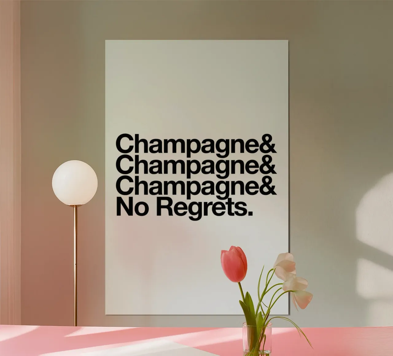 Champagne & Regrets poster da Studio One