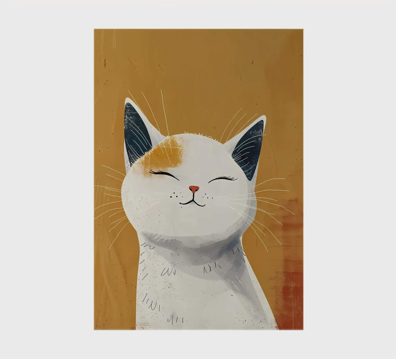 Sunny Feline Smile_ Warmth in Art notebook by Manh beo