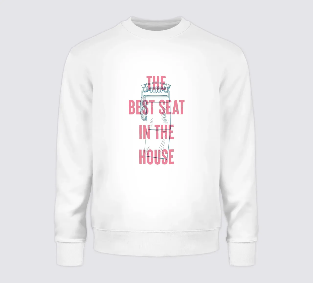 El mejor asiento de la casa sudadera de Vintagrafica