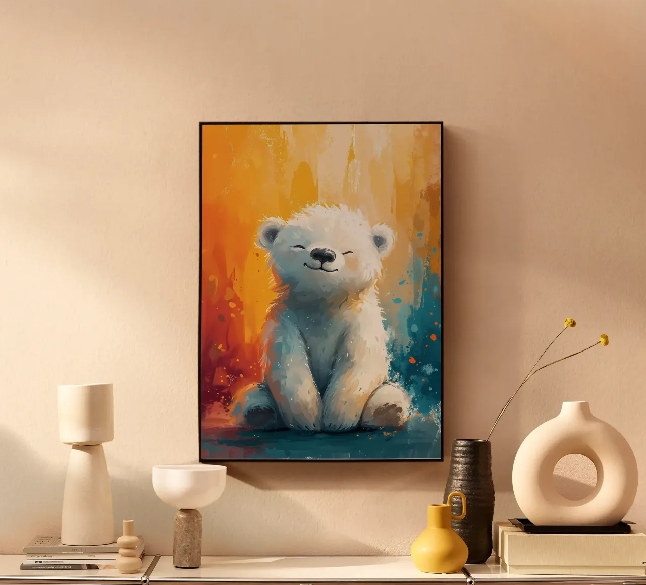 Sunny Polar Bliss acrylic glass by Manh beo