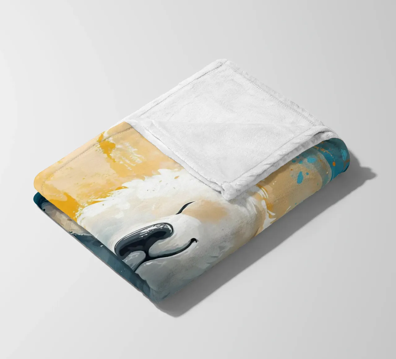 Beatitudine polare soleggiata coperta in pile da Manh beo