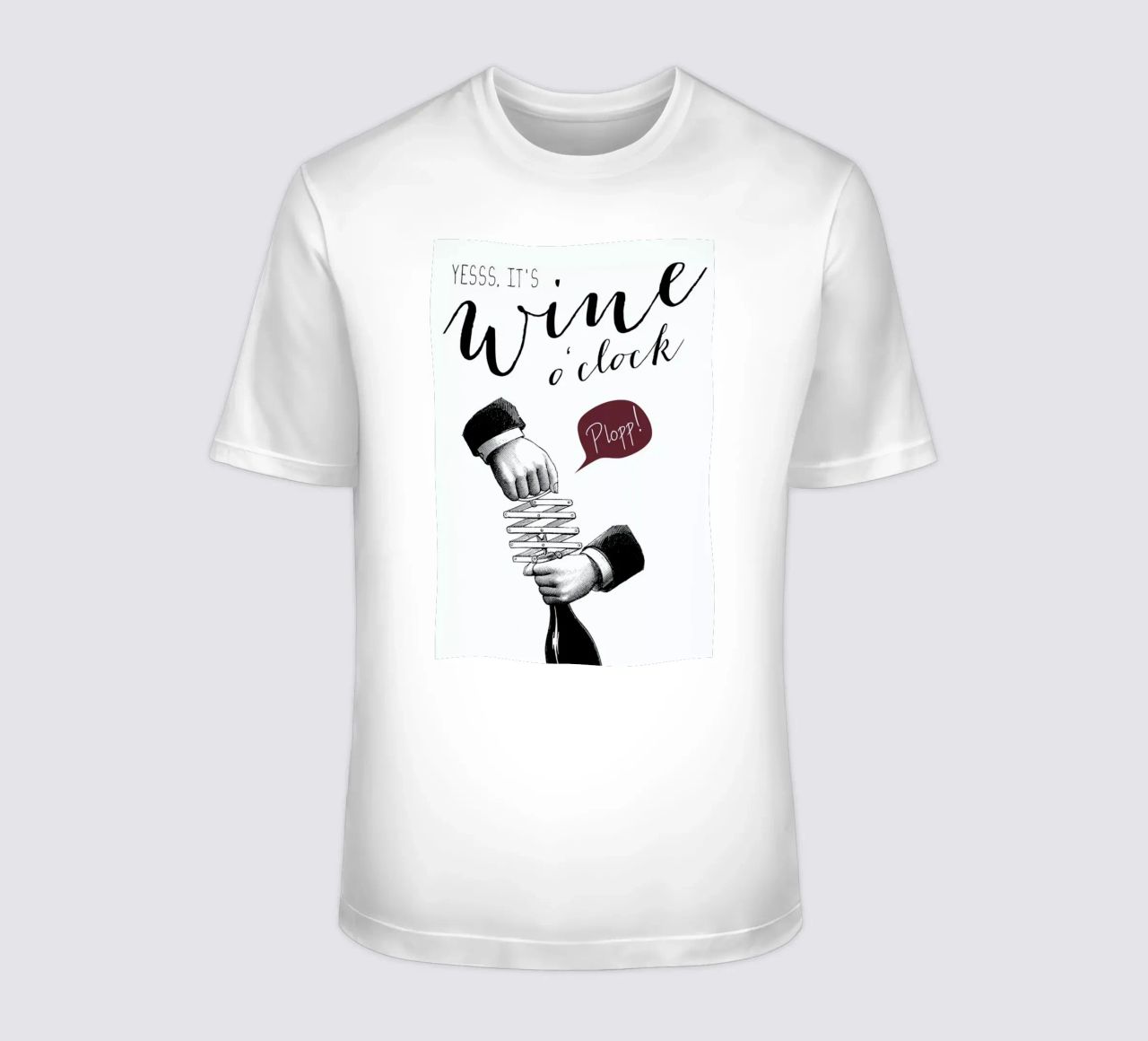 Wine o'clock t-shirt da Amy & Kurt