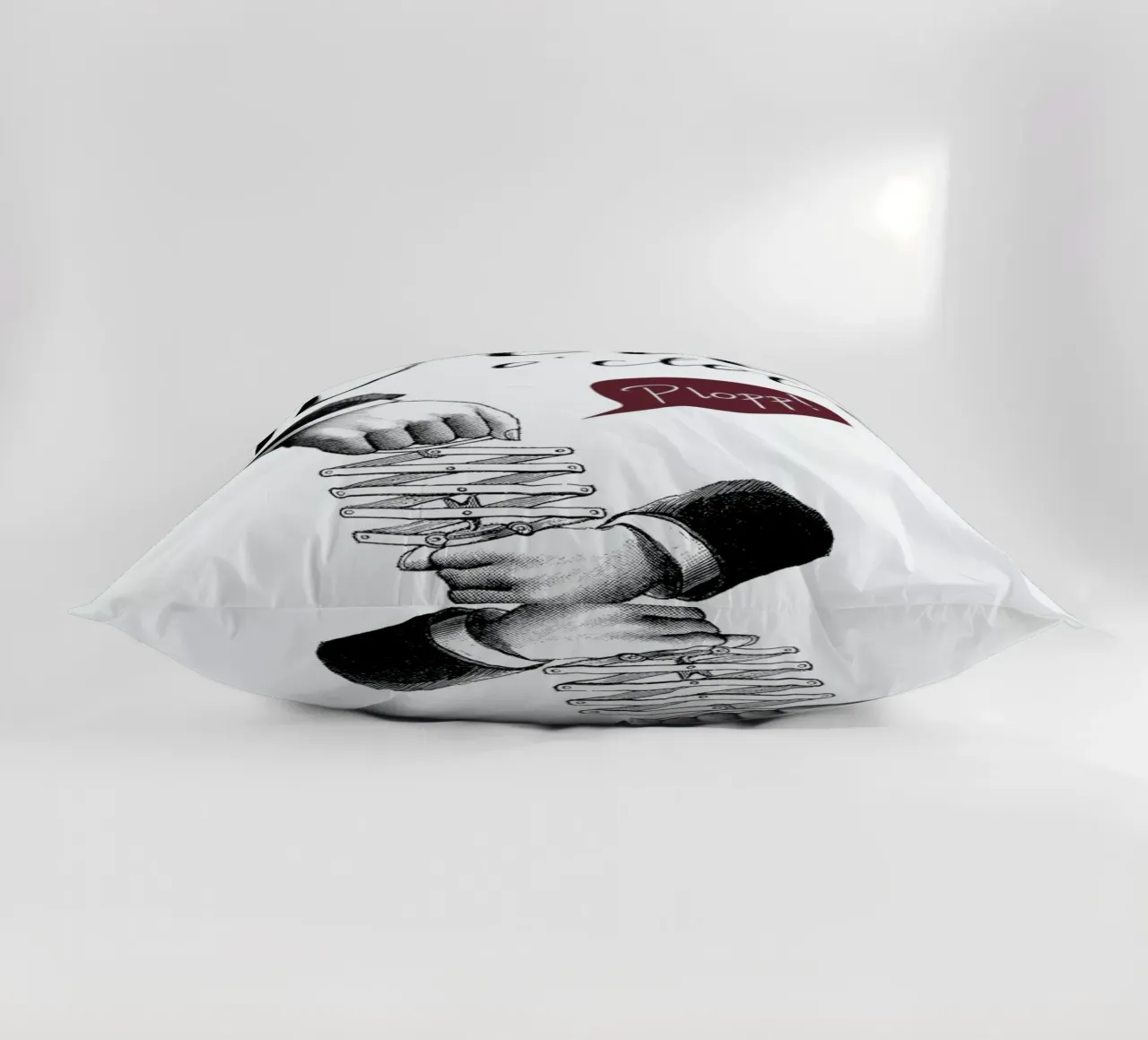 Wine o'clock decorative cushion by Amy & Kurt