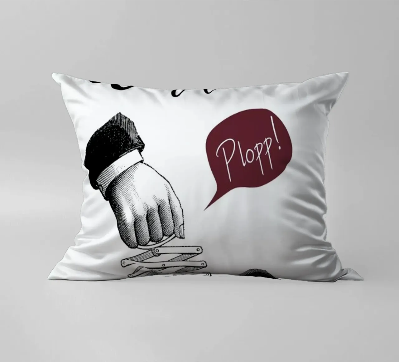 Wine o'clock decorative cushion by Amy & Kurt