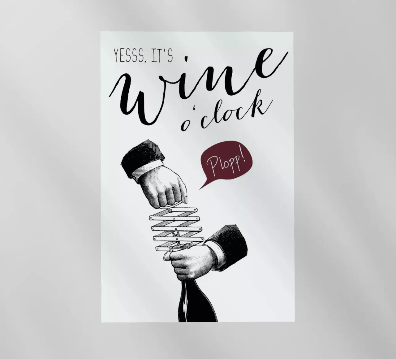 Wine o'clock pellicola backlit da Amy & Kurt